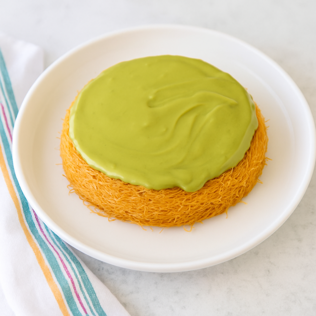 Crisp Cheese Kunafa with Pistachio